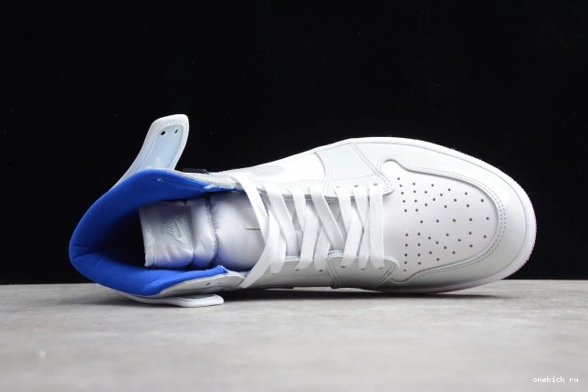 Rep Onekick CK6637-104 Racer Zoom Air Blue 1 White Jordan High Retro 0726